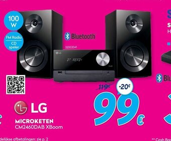 Krëfel LG Microketen CM2460DAB XBoom aanbieding