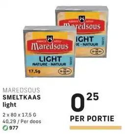 Bidfood Maredsous Smeltkaas Light aanbieding