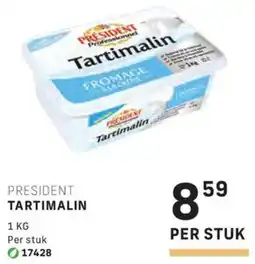 Bidfood President Tartimalin aanbieding