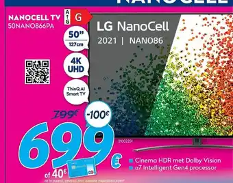 Krëfel Nanocell TV 50NANO866PA 127 cm aanbieding