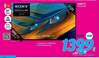 Krëfel Sony OLED TV XR-55A80J aanbieding