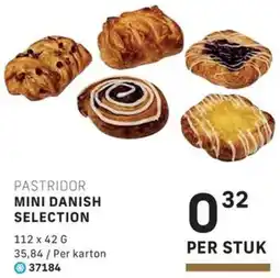 Bidfood Pastridor Mini Danish Selection aanbieding