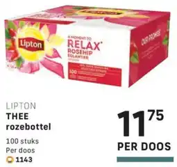 Bidfood Lipton Thee Rozebottel aanbieding
