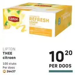 Bidfood Lipton Thee Citroen aanbieding
