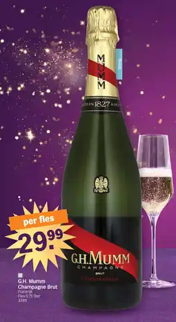 Albert Heijn G.H. Mumm Champagne Brut aanbieding