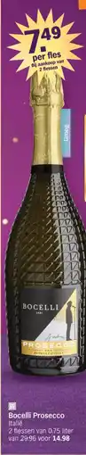 Albert Heijn Bocelli Prosecco aanbieding