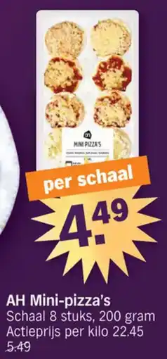 Albert Heijn AH Mini Pizza's aanbieding