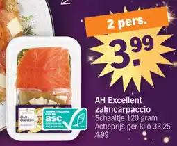 Albert Heijn AH Excellent Zalmcarpaccio aanbieding