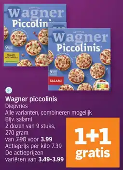 Albert Heijn Wagner Piccolinis aanbieding
