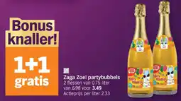 Albert Heijn Zaga Zoe! Partybubbels aanbieding