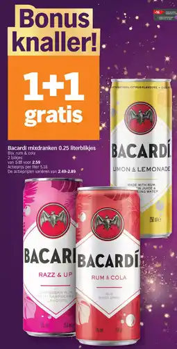 Albert Heijn Bacardi Mmixdranken aanbieding