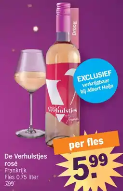 Albert Heijn De Verhulstjes Rose aanbieding
