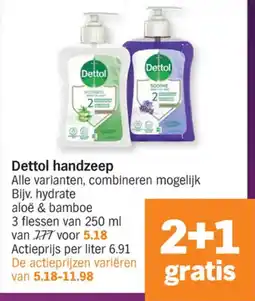 Albert Heijn Dettol Handzeep aanbieding