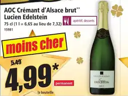 Norma AOC Crémant d'Alsace brut Lucien Edelstein aanbieding