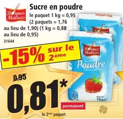 Norma Bonnes Malices Sucre en Poudre aanbieding
