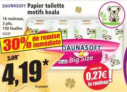 Norma Daunasoft Papier Toilette Motifs Koala aanbieding