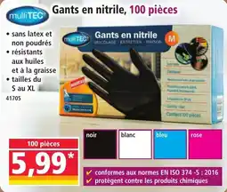 Norma multiTEC Gants en Nitrile aanbieding