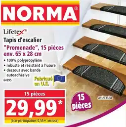 Norma Lifetex Tapis d'escalier aanbieding