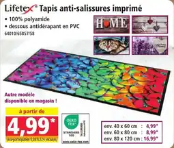 Norma Lifetex Tapis Anti Salissures Imprimé aanbieding