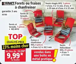 Norma Kkraft Forets ou fraises à chanfreiner aanbieding