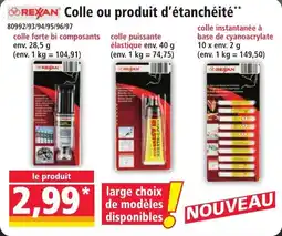 Norma Rexan Colle ou produit d'étanchéité aanbieding
