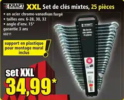 Norma Kraft XXL Set de clés Mixtes aanbieding
