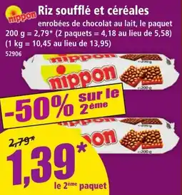 Norma Nippon Riz Soufflé et Céréales aanbieding