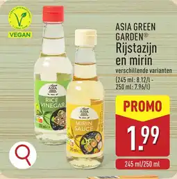 ALDI Asia green garden en mirin rijstazijn aanbieding