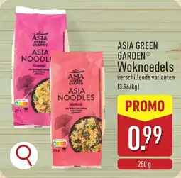 ALDI Asia green garden woknoedels aanbieding