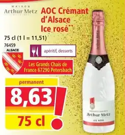 Norma Arthur Metz AOC Crémant d'Alsace Ice rosé aanbieding
