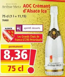 Norma Arthur Metz AOC Crémant d'Alsace Ice aanbieding