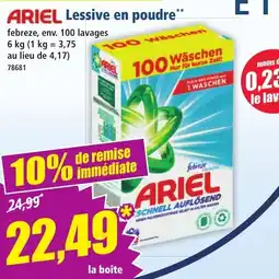 Norma Ariel Lessive en poudre aanbieding