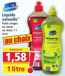 Norma Saubermax Liquide Vaisselle aanbieding