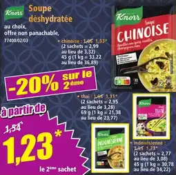Norma Knorr Soupe Déshydratée aanbieding