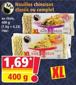 Norma Nouilles Chinoises Classic ou Complet aanbieding