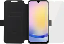 Coolblue BlueBuilt Samsung Galaxy A26 Book Case Zwart + Screenprotector Glas aanbieding