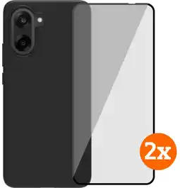 Coolblue BlueBuilt Oneplus Nord CE 5 Back Cover Transparant + Screenprotector Glas Duo Pack aanbieding