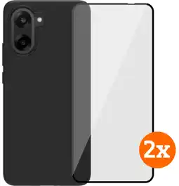 Coolblue BlueBuilt Oneplus Nord CE 5 Back Cover Transparant + Screenprotector Glas Duo Pack aanbieding