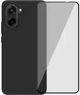 Coolblue BlueBuilt Oneplus Nord CE 5 Back Cover Zwart + Screenprotector Glas aanbieding