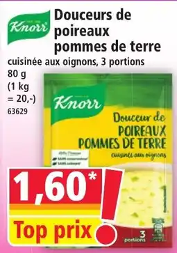 Norma Knorr Douceurs de poireaux pommes de terre aanbieding