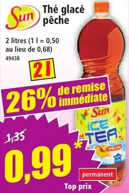 Norma Sun The glacé pêche aanbieding