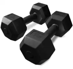 Decathlon Bitumen dumbbell set Trex Sport TX-006CD 2×6 kg krachttraining aanbieding