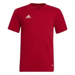 Decathlon Adidas Entrada 22 Unisex T-Shirt voor Kinderen - Team Power Red 2 aanbieding