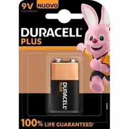 Decathlon Duracell plus alkaline 100% 9v 6lr61 per stuk aanbieding