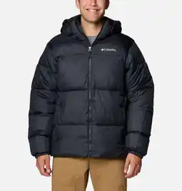 Decathlon Synthetische Donzen Jassen Heren - COLUMBIA Puffect II Hooded Jacket - Black aanbieding