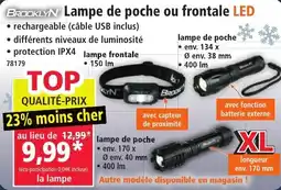 Norma Brooklyn Lampe de poche ou frontale LED aanbieding