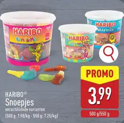 ALDI Haribo snoepjes aanbieding