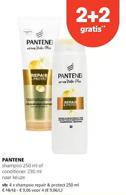 Spar PANTENE shampoo repair & protect 250 ml aanbieding