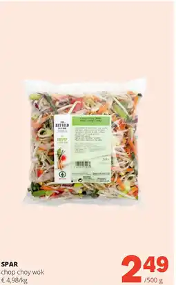 Spar SPAR chop choy wok aanbieding