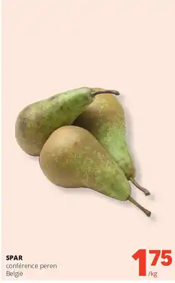 Spar SPAR conférence peren België aanbieding